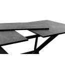 Стол ВВР Миллер камень темный/черный №7, ЛДСП 120-160/80